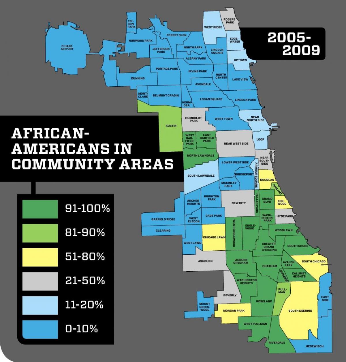 शिकागो पड़ोस अपराध का नक्शा