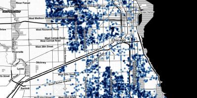 शिकागो हत्या का नक्शा