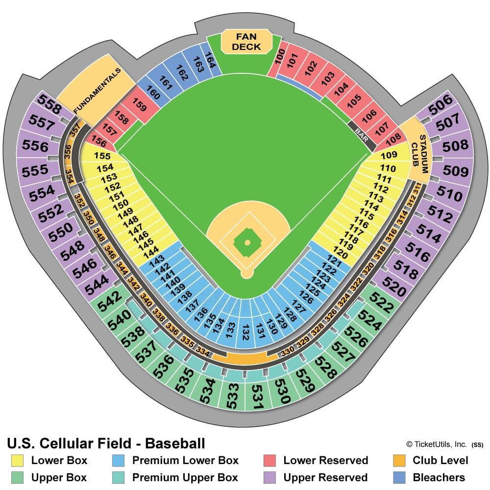 wrigley सीट नक्शे
